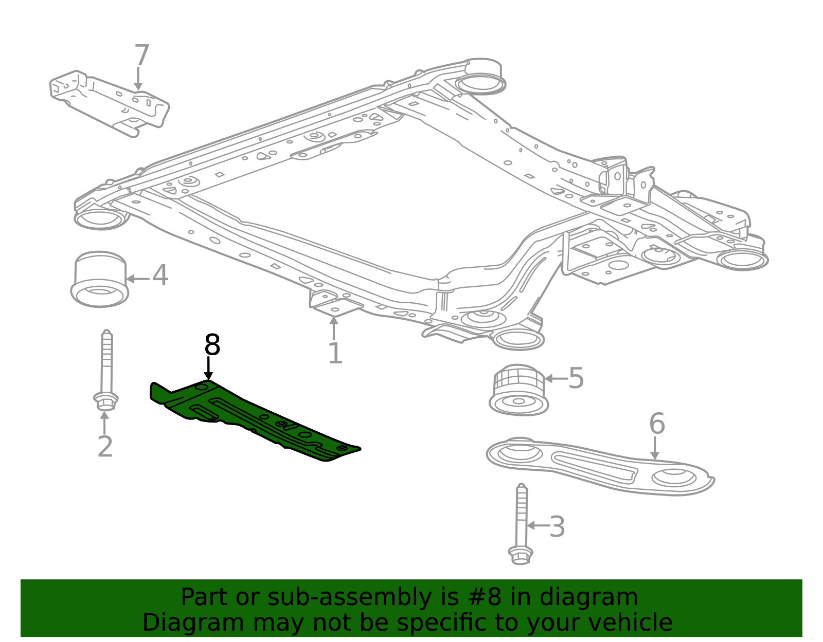 22998752 - 2013-2020 GM - Driver Side Front Engine Compartment Air ...
