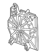 19015RDAA01 - Cooling System: Shroud for Acura: TL Image