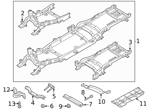Frame & Components for 2018 Ford F-350 Super Duty #3