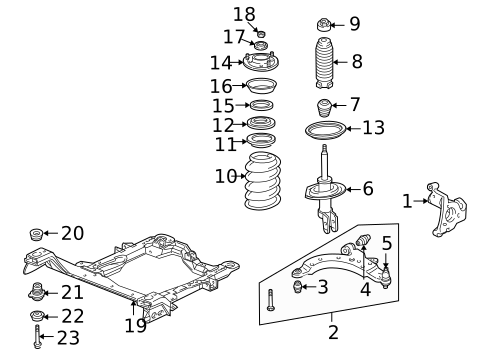 Suspension Components for 2007 Chevrolet Uplander #0