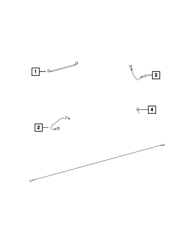 5032359AC - Electrical: Ground Strap for Mopar Image