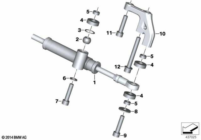 31427653149 - Steering: Steering Damper -  for BMW-Motorrad Image