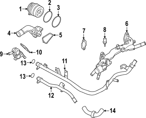 Water Pump for 2024 INFINITI QX60 #0