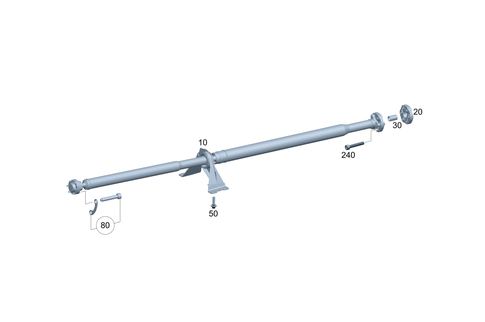 Propeller Shaft for 2022 Mercedes-Benz GLA45 AMG #0