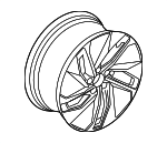 11K601025CFZZ - : Wheel, Alloy for Volkswagen Image