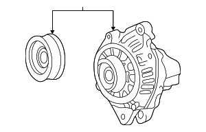 3730038400RU - : Alternator for Kia: Optima Image