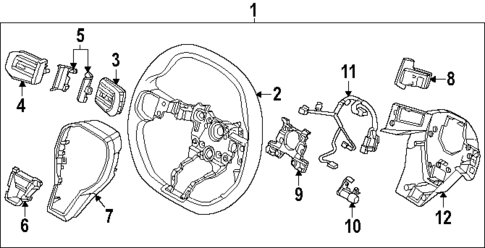 Steering Wheel & Trim for 2025 Kia K4 #0