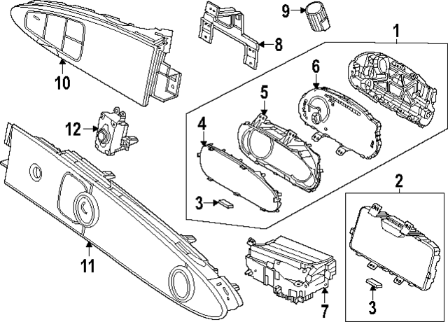 93700AR100 - : Instrument Light Rheostat for Hyundai Image