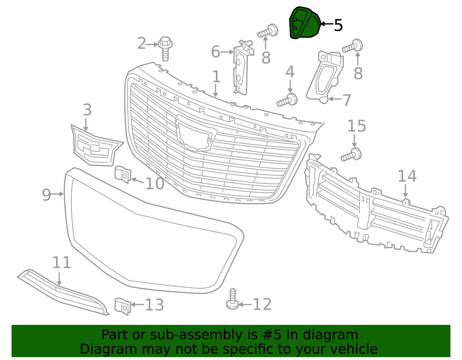 2014-2019 Cadillac CTS Air Cleaner Outlet Front Duct 22865760 ...