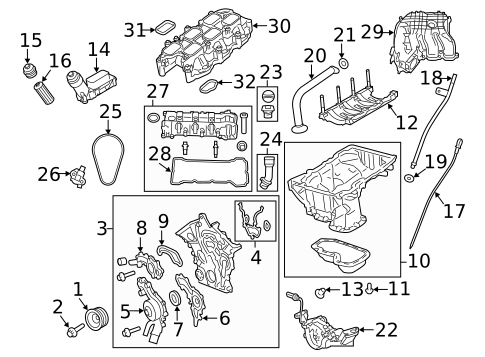 Cylinder Block Components for 2018 Dodge Journey #0