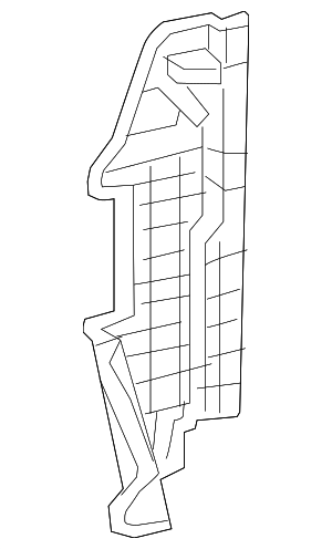 5329406340 - Belts &amp; Cooling: Radiator Support Air Deflector for Toyota: Camry Image