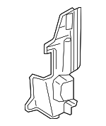 5329306340 - : Radiator Support Air Deflector for Toyota: Camry Image