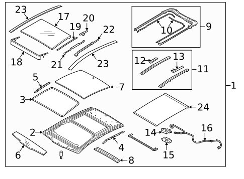 Sunroof for 2018 Kia Cadenza #0
