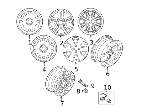 Wheel for 2003 Ford Focus #0