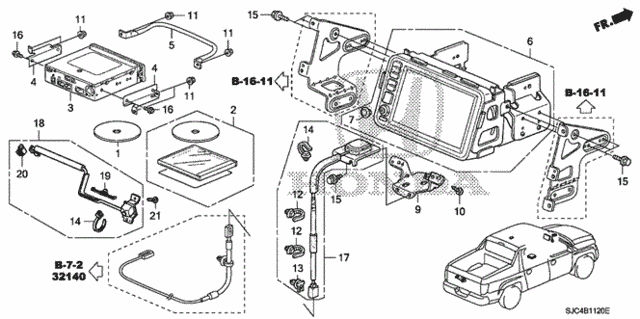 Navigation System for 2012 Honda Ridgeline #0