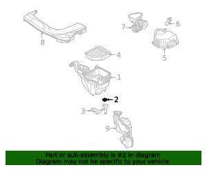Air Filter Housing Insulator AX000040 | Parts Brampton Mitsubishi