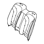 2179205103 - Body: Seat Back Pad for Mercedes-Benz Image