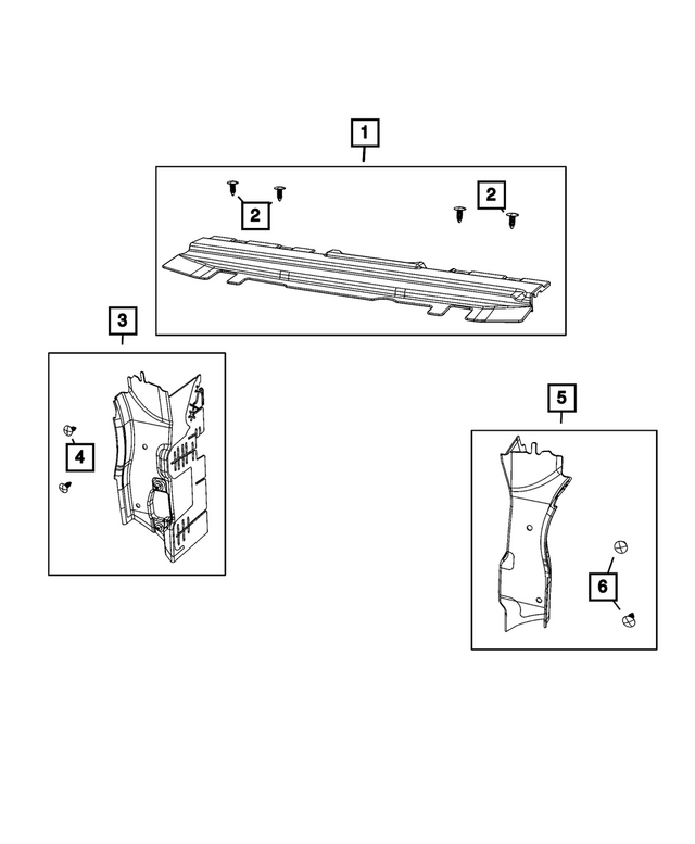 68292728AA - Cooling: Radiator Seal for Mopar Image image