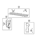 68292728AA - Cooling: Radiator Seal for Mopar Image