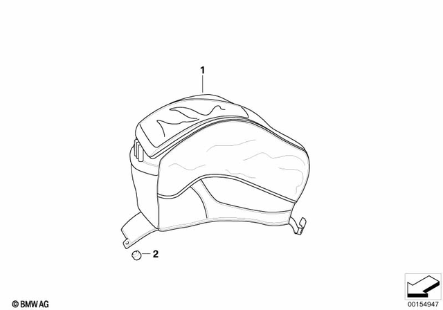 52532313501 - Luggage &amp; Storage: Rubber Grommet -  for BMW-Motorrad Image image