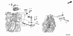 244105C4000 - Transmission - Automatic: SHAFT, CONTROL for Honda Image