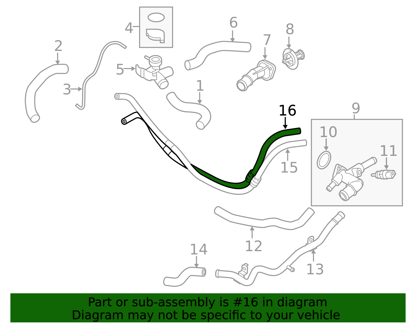25420-3X000 - Oil Cooler Tube 2014-2016 Kia | Kia.Parts Store