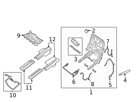 Second Row Seats for 2014 Nissan Pathfinder #2