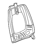 YR3Z7661018AA - Body: Seat Back Frame for Ford Image