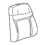 XR3Z6364810BA - Body: Seat Cushion Pad for Ford Image