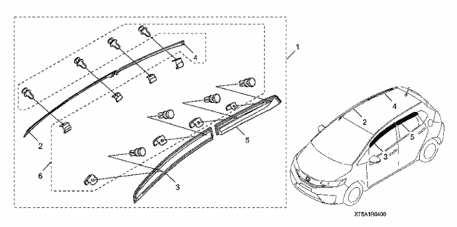 Door Visor for 2016 Honda Fit #0