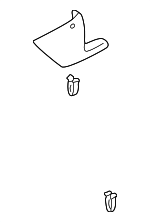 1J1863484GU71 - Body: Cowl Trim for Volkswagen: Golf, Jetta Image