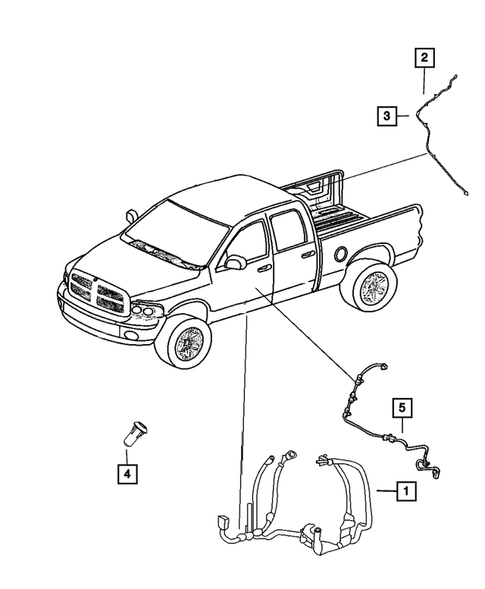 Wiring-Body and Accessories for 2012 Ram 3500 #0