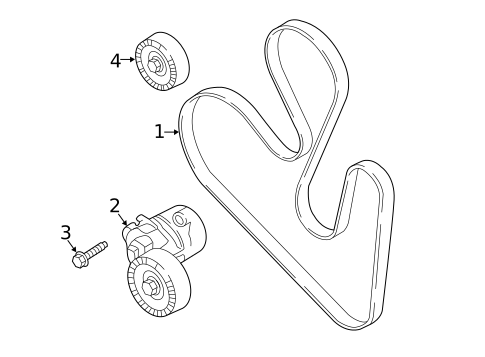 Belts & Pulleys for 2018 Lincoln MKZ #0