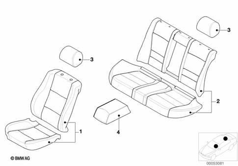Interior Equipment Components for 2005 BMW X5 3.0i #19