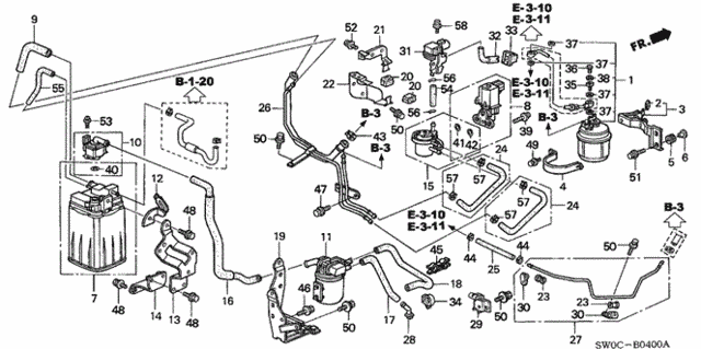 Canister - Fuel Strainer for 2004 Acura NSX #0
