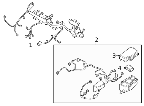 Wiring Harness for 2019 Hyundai Veloster #0