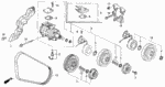 38827PH7003 - Body/Air Conditioning: SCREW-WASHER (5X8) for Honda Image