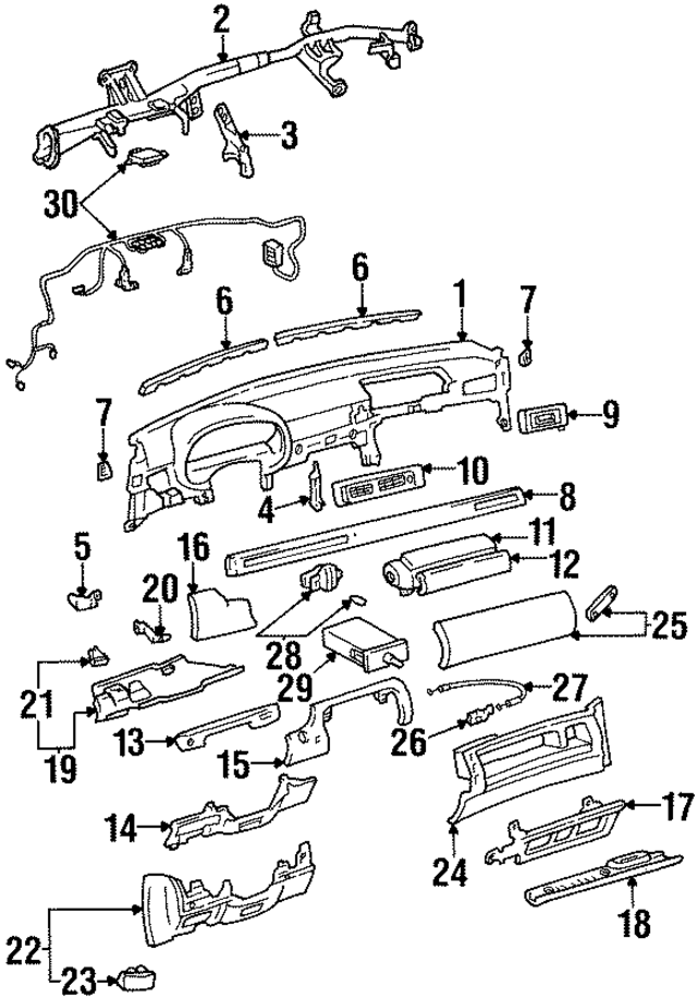559822405005 - Body: Defroster Grille for Lexus Image