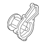 251002E005 - Cooling System: Water Pump Assembly for Hyundai: Elantra, Elantra Coupe, Elantra GT, Tucson Image