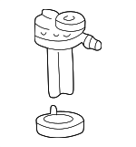 17550S84A01 - Fuel System: Cut-Off Valve for Acura: CL, RL, TL Image