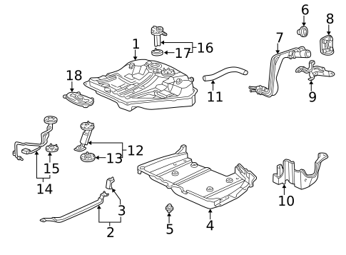 Hardware, Fasteners & Fittings for 2001 Acura RL #0