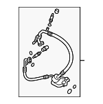 1534825 - HVAC: ACDelcoâ„¢ A/C Refrigerant Discharge Hose for Cadillac: XT5, XT6 | Chevrolet: Blazer | GMC: Acadia Image