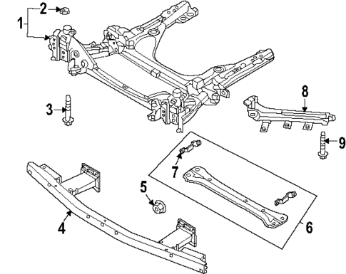 Suspension Mounting for 2024 Mazda CX-90 #0