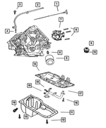 4792977AD - Engine 5.7L Eight Cylinder [EZB]: Engine Oil Indicator Tube for Mopar Image