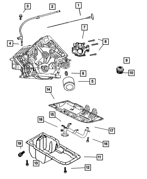 Engine Oiling for 2007 Chrysler 300 #0