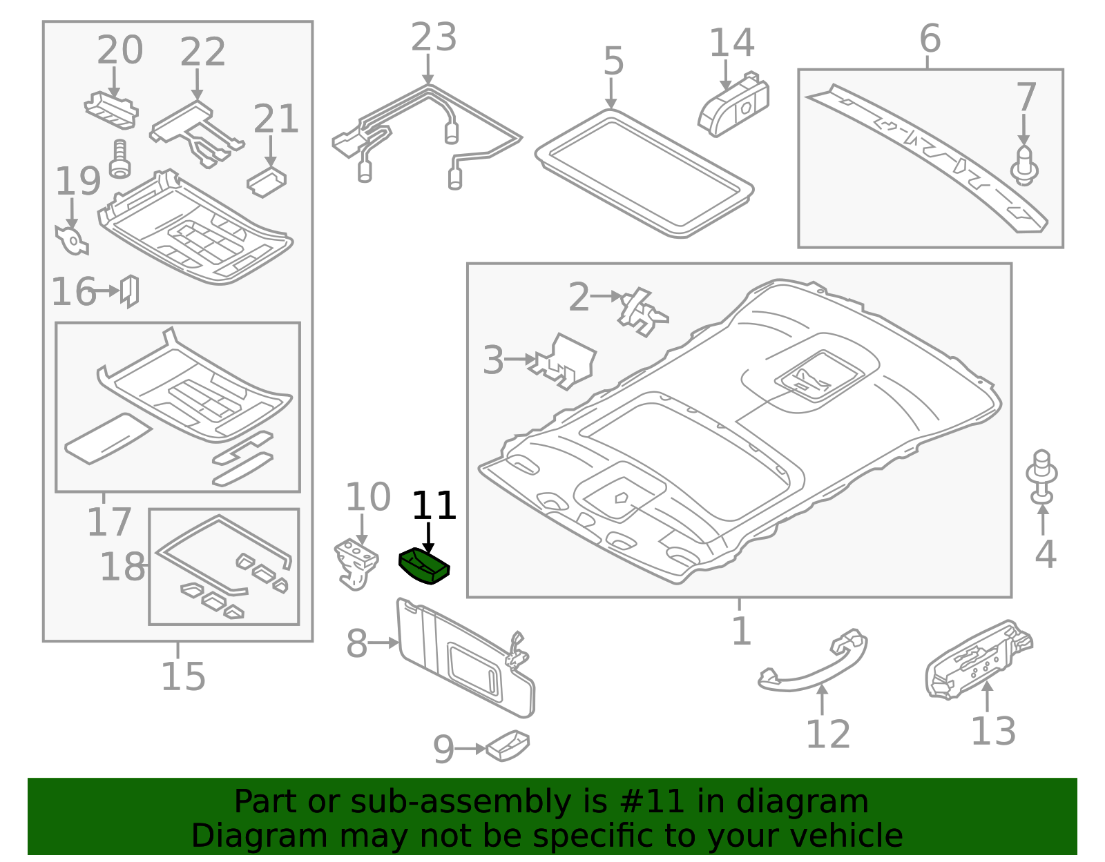 4F0-857-563-DG8 - Holder Cap 2011-2012 Audi A8 Quattro | Audi OEM Parts