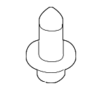 4D0867299A - Body: Rear Header Trim Clip for Audi Image