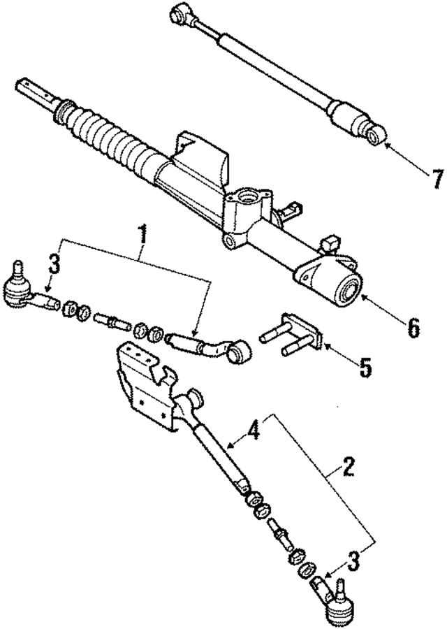 811419812A - Steering: Tie Rod End for Audi Image