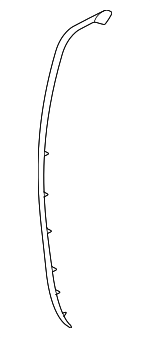 831B0TD000 - : Front Weather-Strip for Hyundai Image