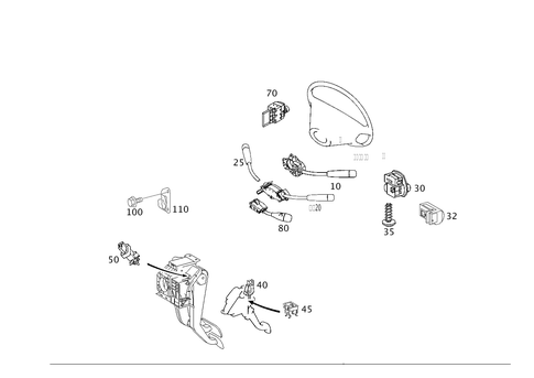 Switch for 2002 Mercedes-Benz C320 #0